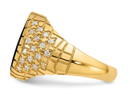 14k Yellow Gold Rings Style B52169 - Classique Jewelry Inc.