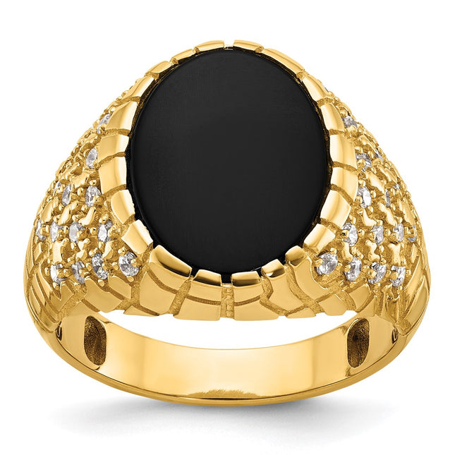 14k Yellow Gold Rings Style B52169 - Classique Jewelry Inc.