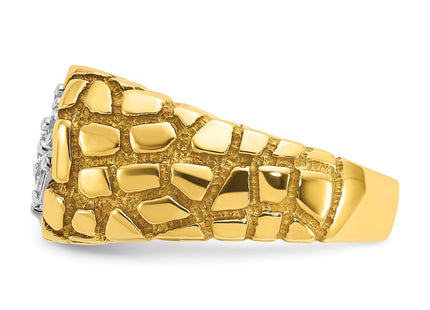 14k Two-tone Rings Style B55078 - Classique Jewelry Inc.