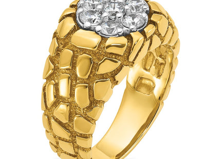 14k Two-tone Rings Style B55078 - Classique Jewelry Inc.