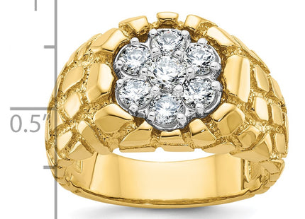 14k Two-tone Rings Style B55078 - Classique Jewelry Inc.