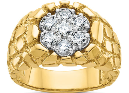 14k Two-tone Rings Style B55078 - Classique Jewelry Inc.