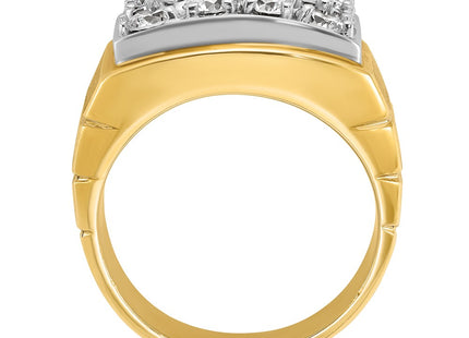 14k Two-tone Rings Style B55256 - Classique Jewelry Inc.