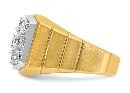 14k Two-tone Rings Style B55256 - Classique Jewelry Inc.