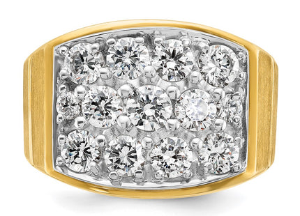 14k Two-tone Rings Style B55256 - Classique Jewelry Inc.
