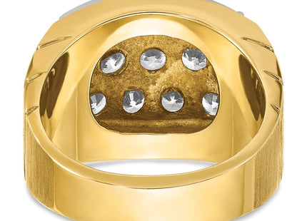 14k Two-tone Rings Style B55256 - Classique Jewelry Inc.