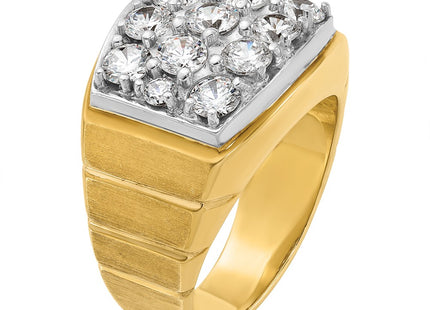 14k Two-tone Rings Style B55256 - Classique Jewelry Inc.