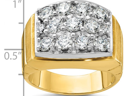 14k Two-tone Rings Style B55256 - Classique Jewelry Inc.