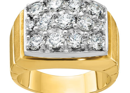 14k Two-tone Rings Style B55256 - Classique Jewelry Inc.