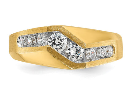 14k Yellow Gold Rings Style B55966 - Classique Jewelry Inc.