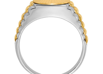 14k Two-tone Rings Style B56392 - Classique Jewelry Inc.