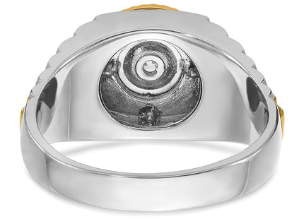 14k Two-tone Rings Style B56392 - Classique Jewelry Inc.