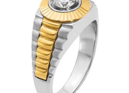 14k Two-tone Rings Style B56392 - Classique Jewelry Inc.