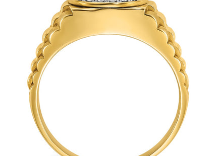 14k Two-tone Rings Style B56510 - Classique Jewelry Inc.