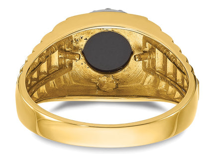 14k Two-tone Rings Style B56510 - Classique Jewelry Inc.