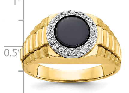 14k Two-tone Rings Style B56510 - Classique Jewelry Inc.