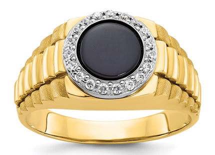 14k Two-tone Rings Style B56510 - Classique Jewelry Inc.