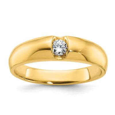 14K gold diamond ring