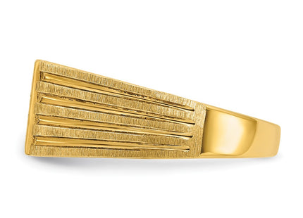 14k Yellow Gold Rings Style B56605 - Classique Jewelry Inc.