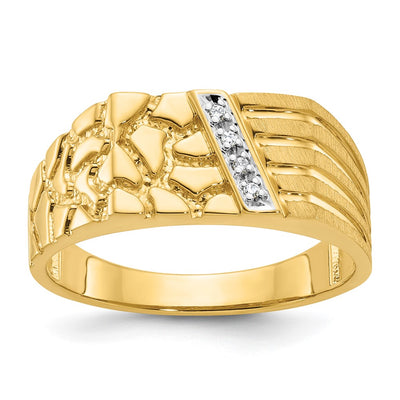 14K gold diamond ring