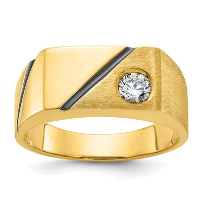 14K gold diamond ring
