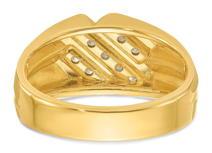 14k Yellow Gold Rings Style B56689 - Classique Jewelry Inc.
