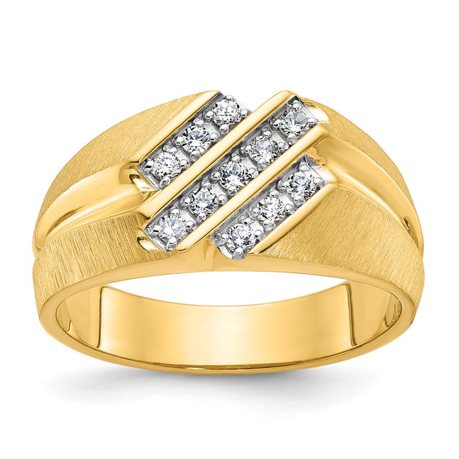 14k Yellow Gold Rings Style B56689 - Classique Jewelry Inc.