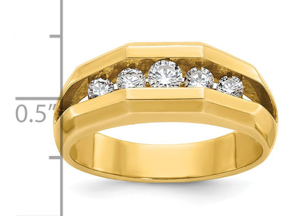 14k Yellow Gold Rings Style B56718 - Classique Jewelry Inc.