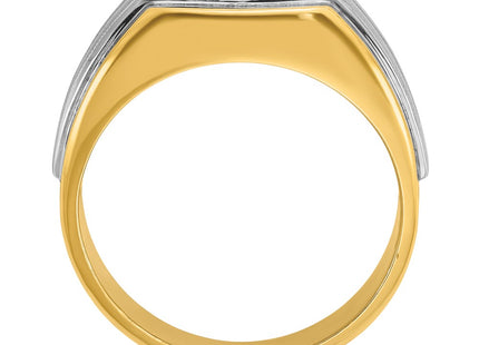 14k Two-tone Rings Style B56770 - Classique Jewelry Inc.