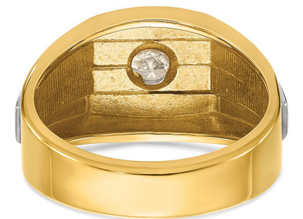 14k Two-tone Rings Style B56770 - Classique Jewelry Inc.