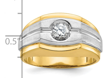 14k Two-tone Rings Style B56770 - Classique Jewelry Inc.