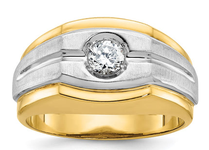 14k Two-tone Rings Style B56770 - Classique Jewelry Inc.