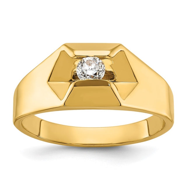 14k Yellow Gold Rings Style B56789 - Classique Jewelry Inc.