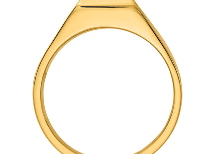 14k IBGoodman Men's Polished Diamond Ring Mounting