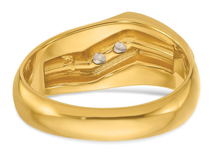 14k Yellow Gold Rings Style B56814 - Classique Jewelry Inc.