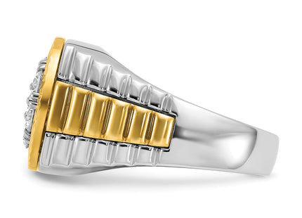 14k Two-tone Rings Style B56873 - Classique Jewelry Inc.