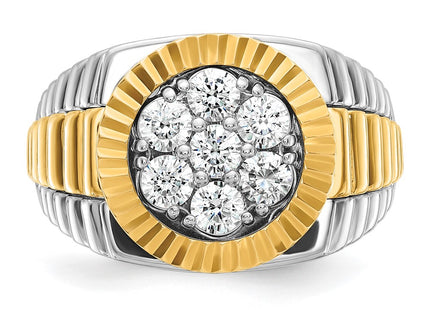 14k Two-tone Rings Style B56873 - Classique Jewelry Inc.
