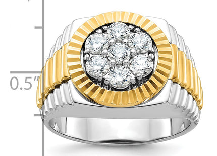 14k Two-tone Rings Style B56873 - Classique Jewelry Inc.