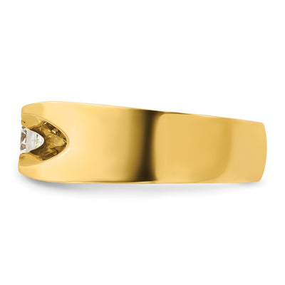 14K IBGoodman Men's 1/2 carat Diamond Complete Ring