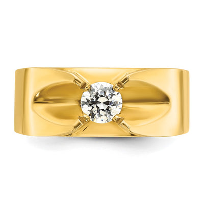 14K IBGoodman Men's 1/2 carat Diamond Complete Ring