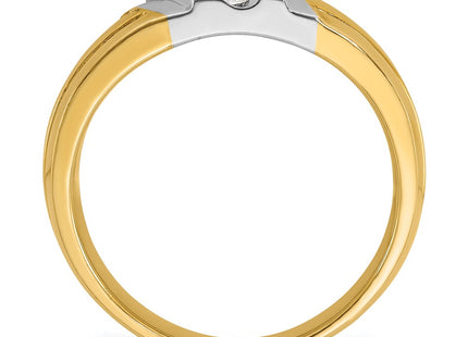 14k Two-tone Rings Style B56992 - Classique Jewelry Inc.