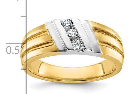14k Two-tone Rings Style B56992 - Classique Jewelry Inc.