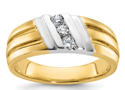 14k Two-tone Rings Style B56992 - Classique Jewelry Inc.