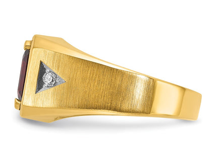 14k Yellow & Rhodium Rings Style B57492 - Classique Jewelry Inc.