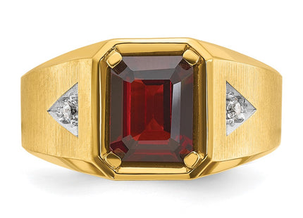 14k Yellow & Rhodium Rings Style B57492 - Classique Jewelry Inc.