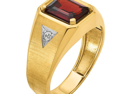 14k Yellow & Rhodium Rings Style B57492 - Classique Jewelry Inc.