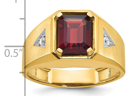 14k Yellow & Rhodium Rings Style B57492 - Classique Jewelry Inc.