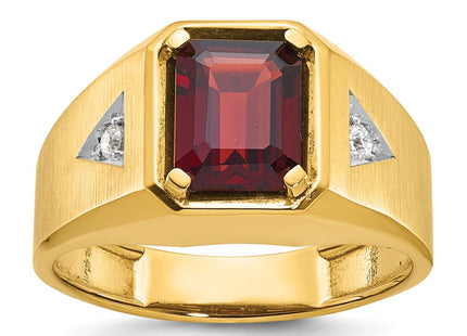 14k Yellow & Rhodium Rings Style B57492 - Classique Jewelry Inc.