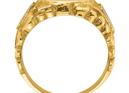 14k Yellow Gold Rings Style B57619 - Classique Jewelry Inc.