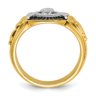 14k Two-tone Rings Style B57632 - Classique Jewelry Inc.